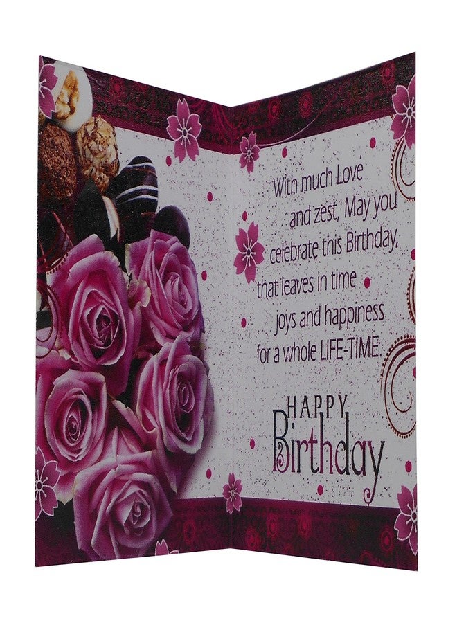 Natali Birthday Gift Combo for Love - Gift Box with 3Pcs Soap Roses Flowers, 1 Soft Toy & Pocket Size Birthday Greeting Card - Image 5